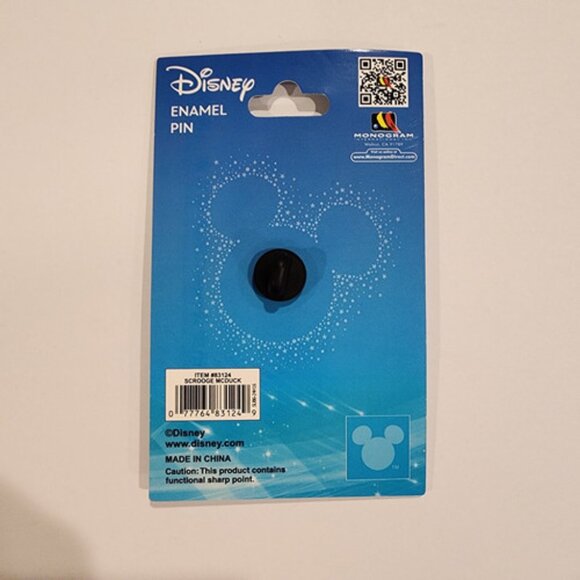 Disney Palm Scrooge Mcduck Duck Tales Dollar Cape Enamel Pin NEW - Picture 8 of 10